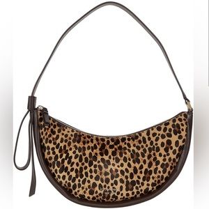 Kate Spade Small Smile Calf Hair Leopard Print Purse